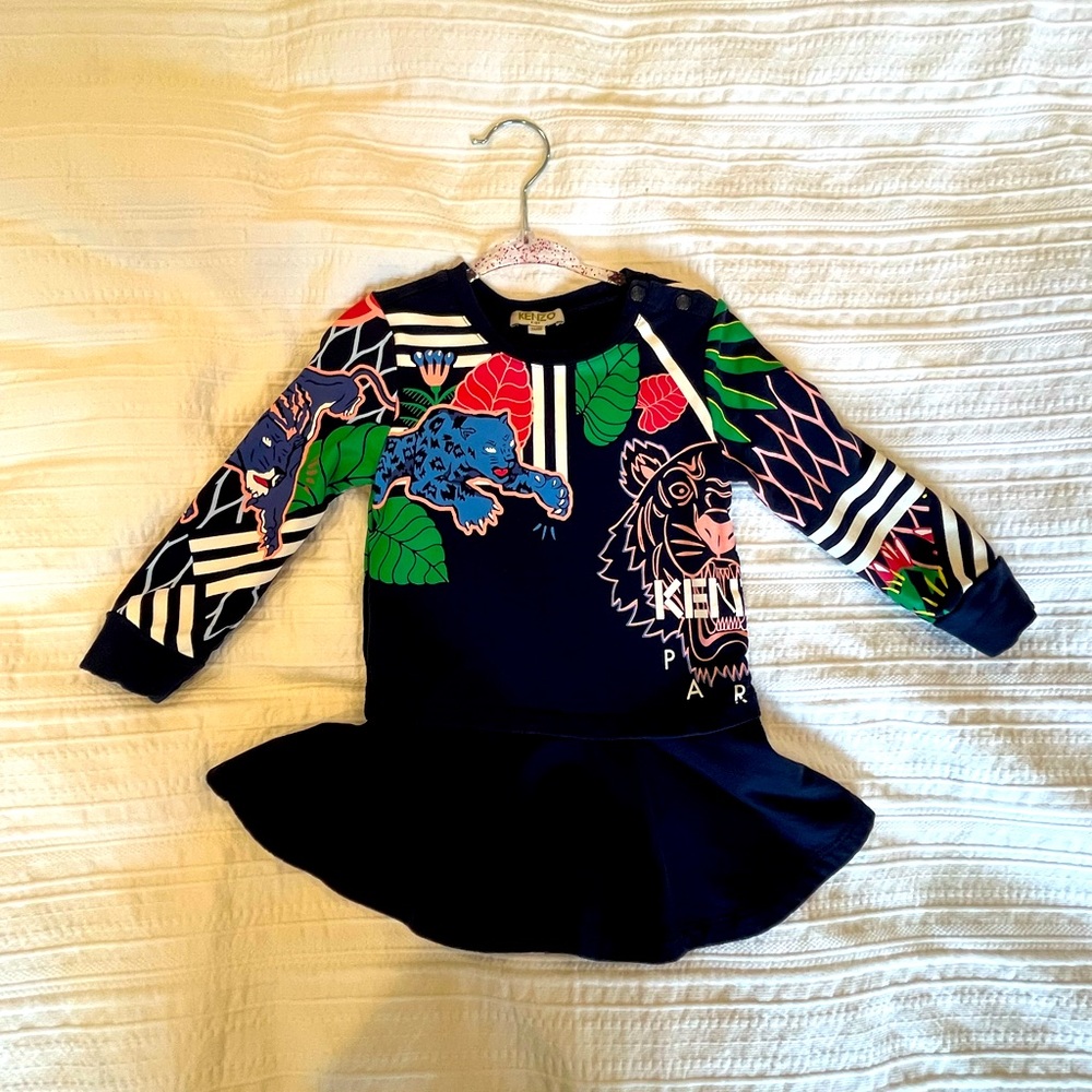 KENZO, long sleeve top. Only washed/worn once. Great condition! Size 2T.
